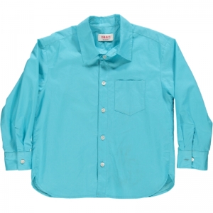 WOVEN SHIRT B&G 04 SEA