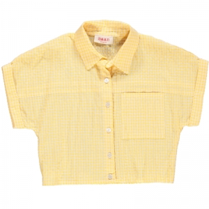 WOVEN TOP GIRLS 06 YELLOW