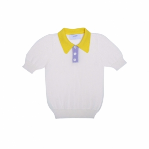 SEAMLESS POLO SHIRT WHITE