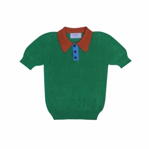 SEAMLESS POLO SHIRT GREEN 