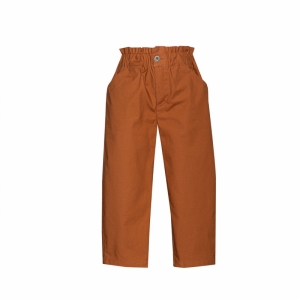 COTTON PANTS BROWN