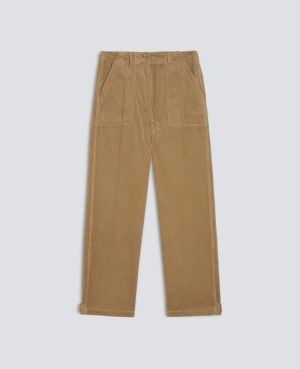 PANTALONE RIB BEIGE